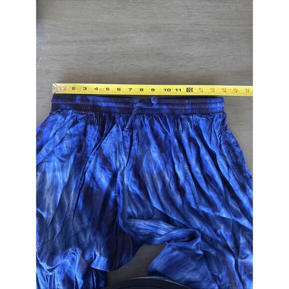 CaliKind Tie-Dye Blue & Black Pants Pull On Boho Festival XXXL gender neutral - Picture 8 of 10